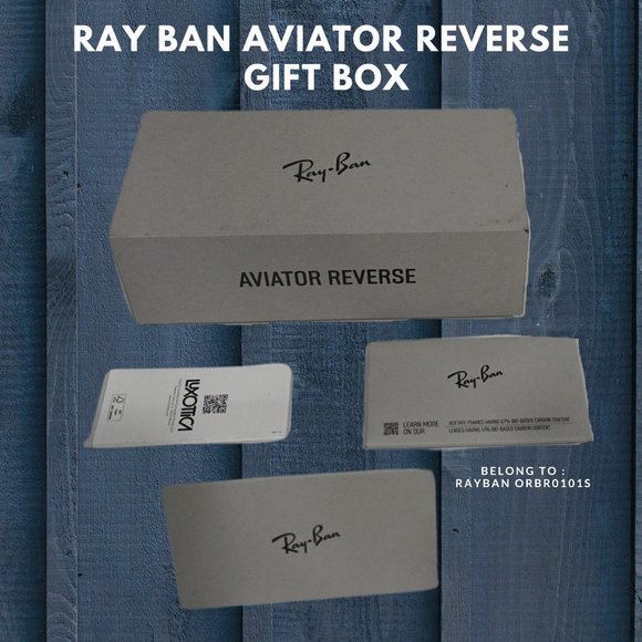 RAY BAN AVIATOR REVERSE  GIFT BOX - Picture 1 of 7